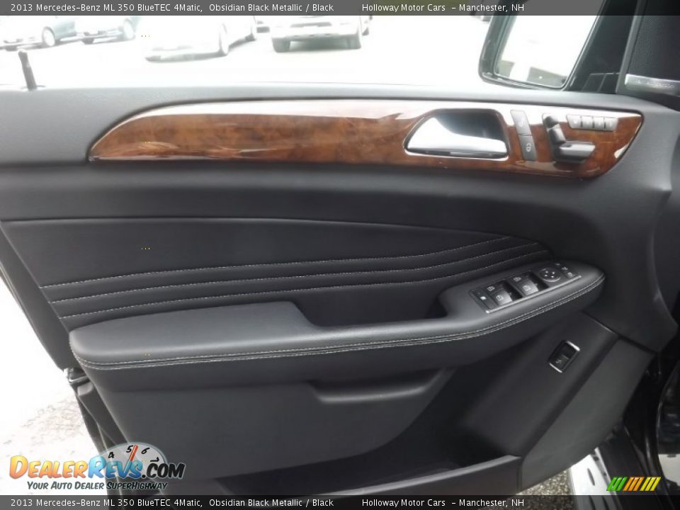 2013 Mercedes-Benz ML 350 BlueTEC 4Matic Obsidian Black Metallic / Black Photo #12