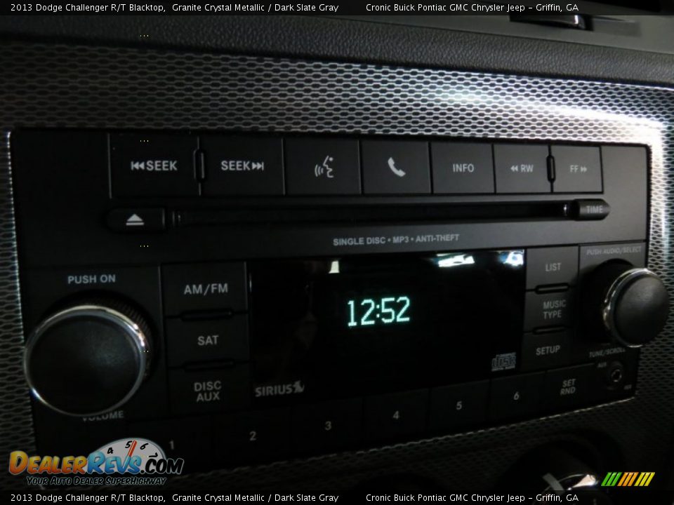 2013 Dodge Challenger R/T Blacktop Granite Crystal Metallic / Dark Slate Gray Photo #15