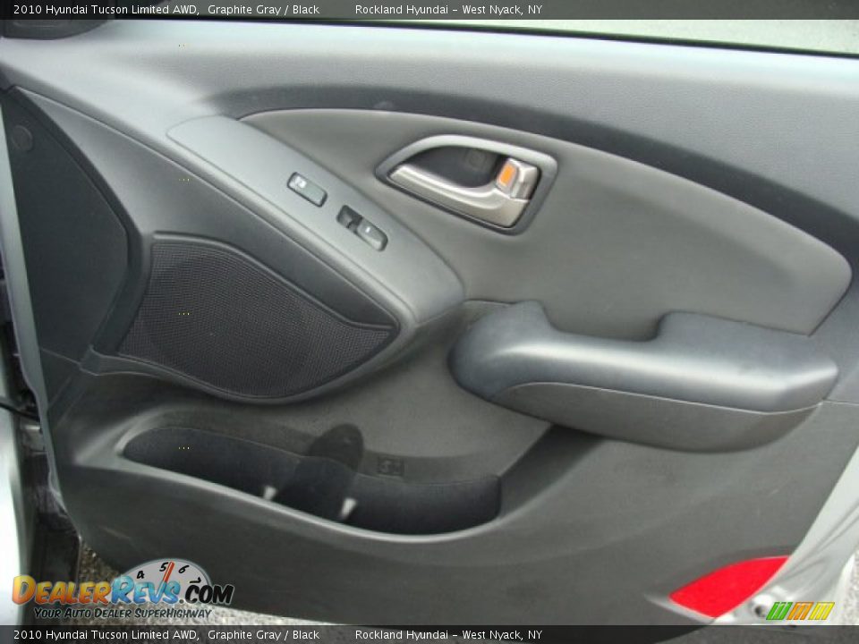 2010 Hyundai Tucson Limited AWD Graphite Gray / Black Photo #25