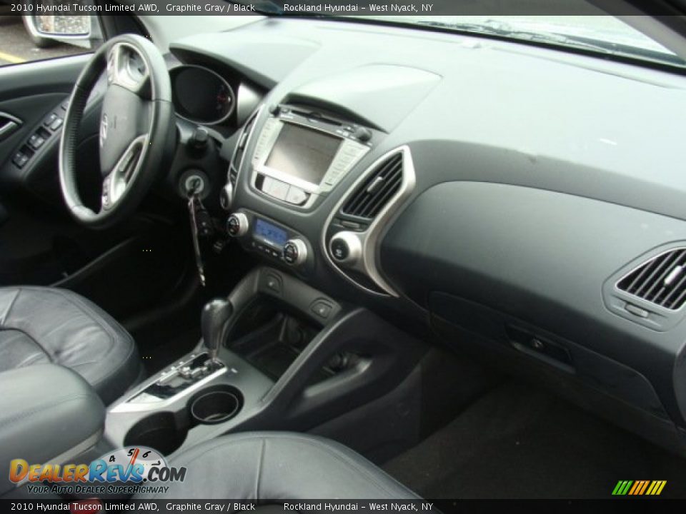 2010 Hyundai Tucson Limited AWD Graphite Gray / Black Photo #26