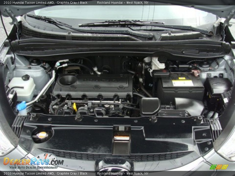 2010 Hyundai Tucson Limited AWD Graphite Gray / Black Photo #30