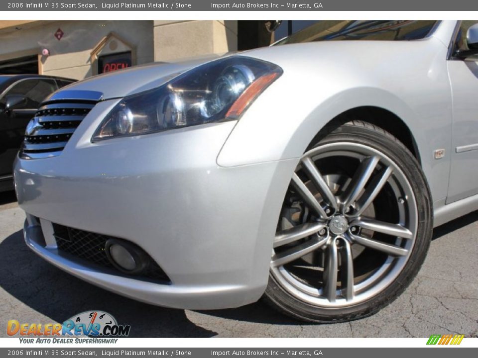 2006 Infiniti M 35 Sport Sedan Liquid Platinum Metallic / Stone Photo #2