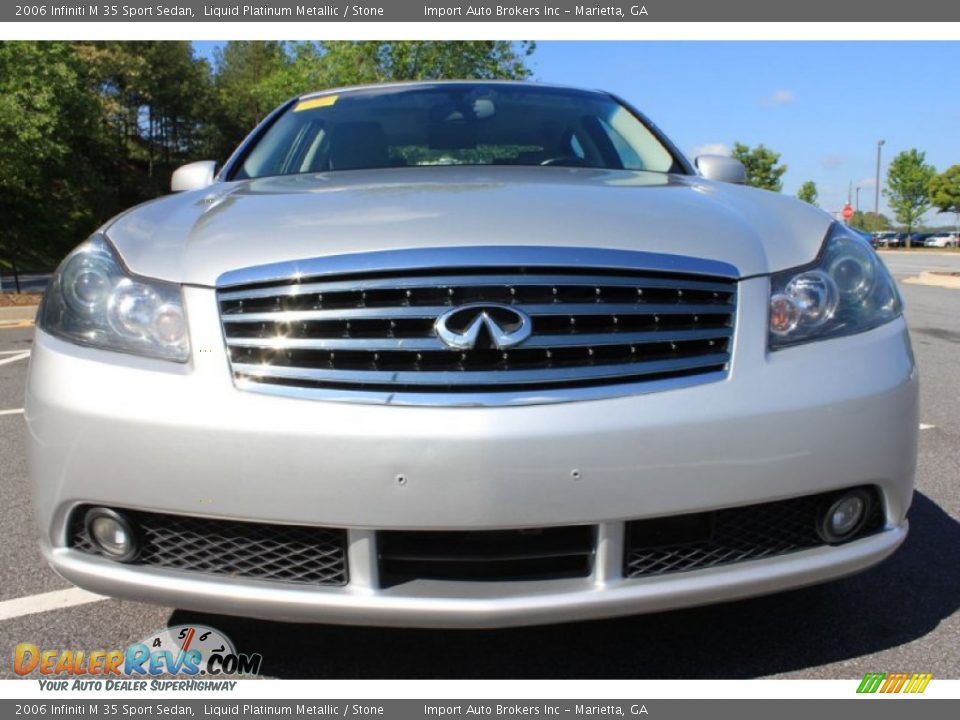 2006 Infiniti M 35 Sport Sedan Liquid Platinum Metallic / Stone Photo #3