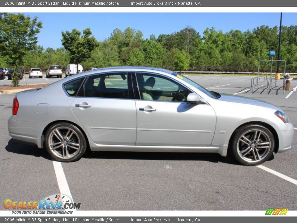 2006 Infiniti M 35 Sport Sedan Liquid Platinum Metallic / Stone Photo #5