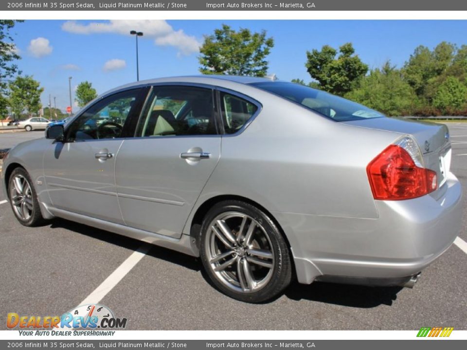 2006 Infiniti M 35 Sport Sedan Liquid Platinum Metallic / Stone Photo #7