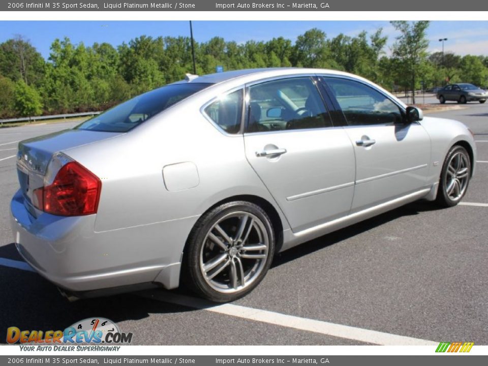 2006 Infiniti M 35 Sport Sedan Liquid Platinum Metallic / Stone Photo #8