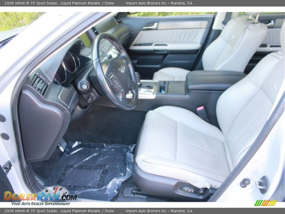 Stone Interior - 2006 Infiniti M 35 Sport Sedan Photo #13