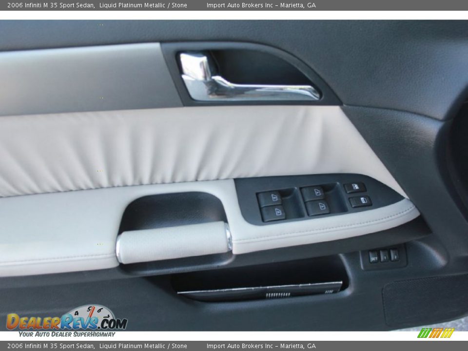 2006 Infiniti M 35 Sport Sedan Liquid Platinum Metallic / Stone Photo #17