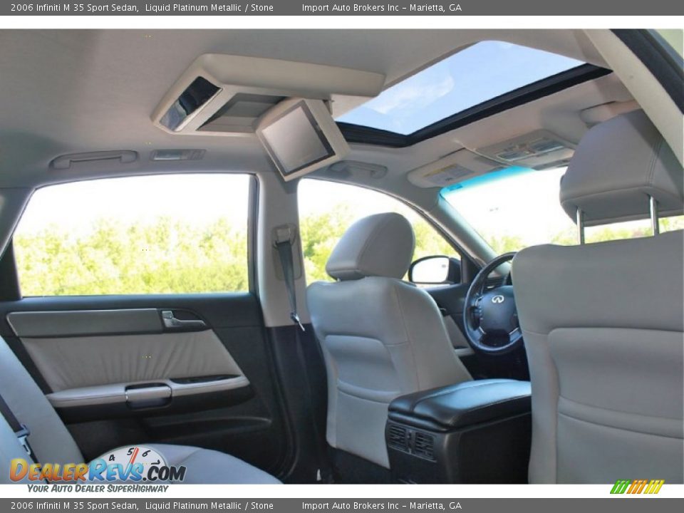 2006 Infiniti M 35 Sport Sedan Liquid Platinum Metallic / Stone Photo #21