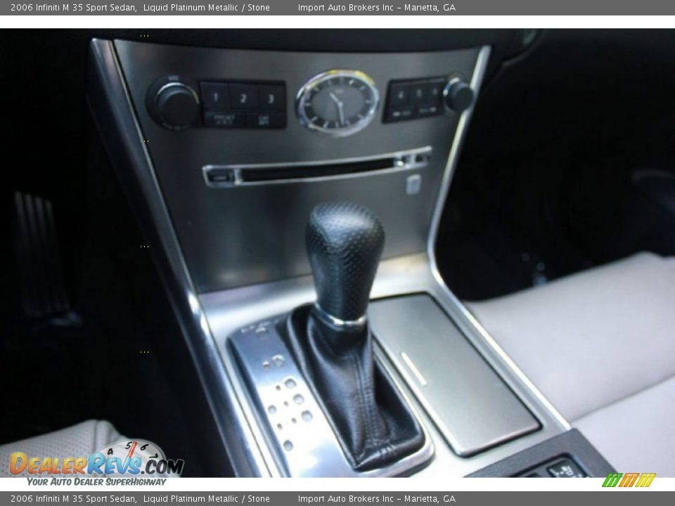 2006 Infiniti M 35 Sport Sedan Liquid Platinum Metallic / Stone Photo #23