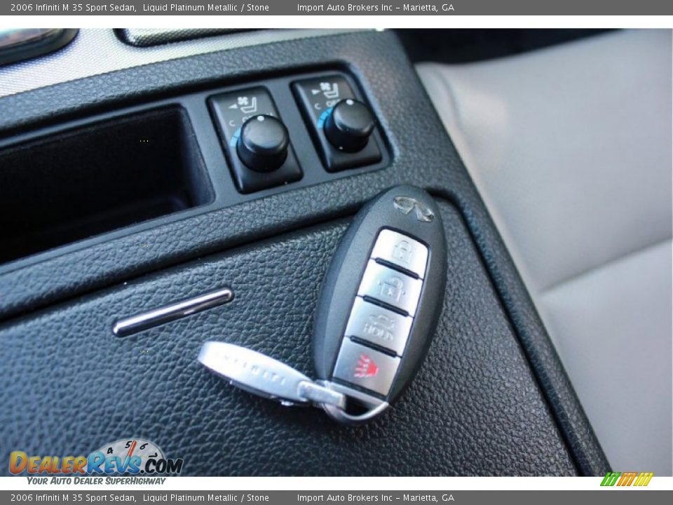 2006 Infiniti M 35 Sport Sedan Liquid Platinum Metallic / Stone Photo #26