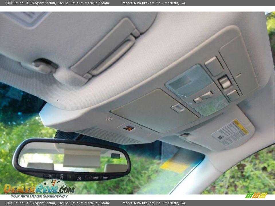 2006 Infiniti M 35 Sport Sedan Liquid Platinum Metallic / Stone Photo #30