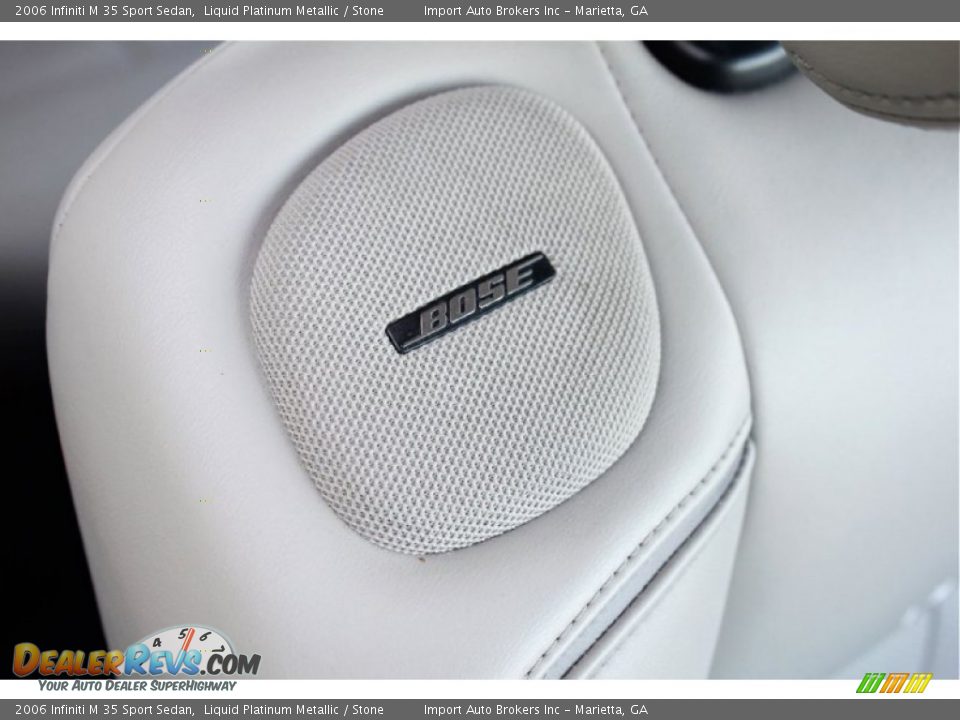 2006 Infiniti M 35 Sport Sedan Liquid Platinum Metallic / Stone Photo #31