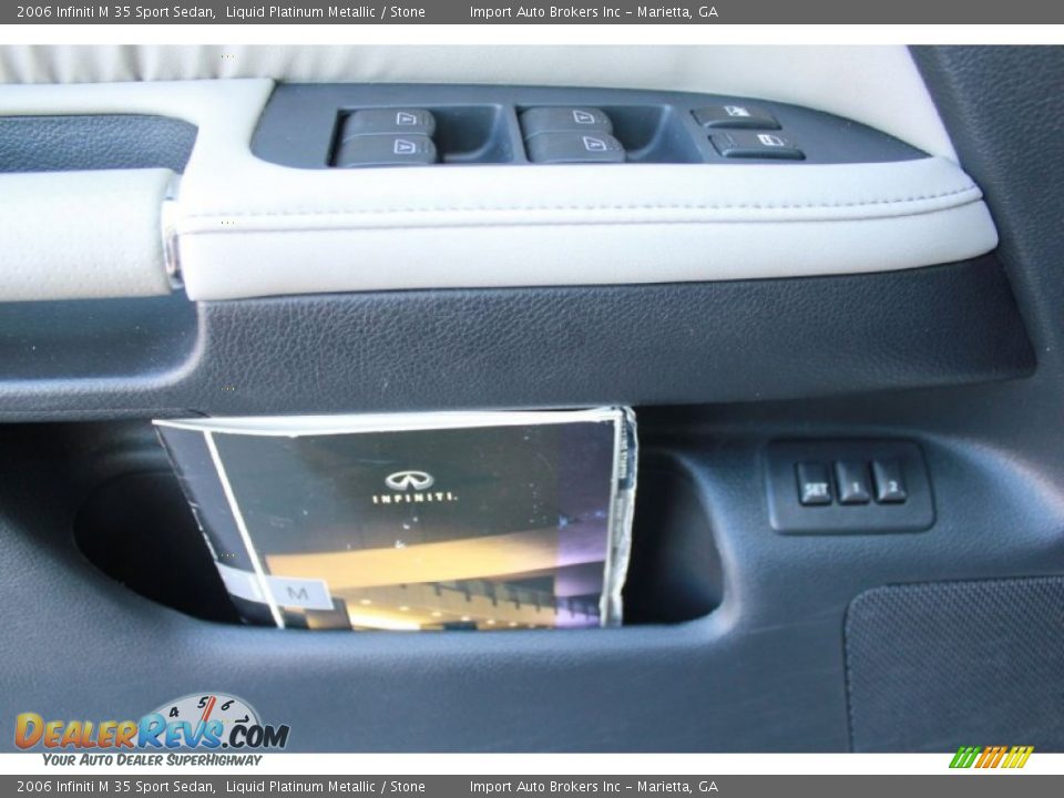 2006 Infiniti M 35 Sport Sedan Liquid Platinum Metallic / Stone Photo #32
