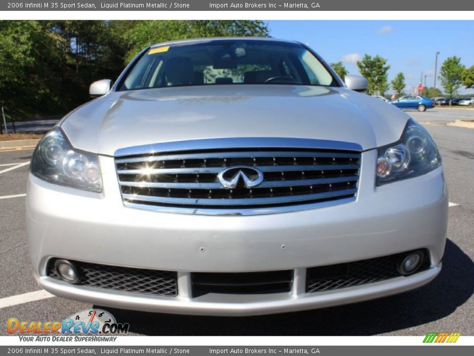 2006 Infiniti M 35 Sport Sedan Liquid Platinum Metallic / Stone Photo #33