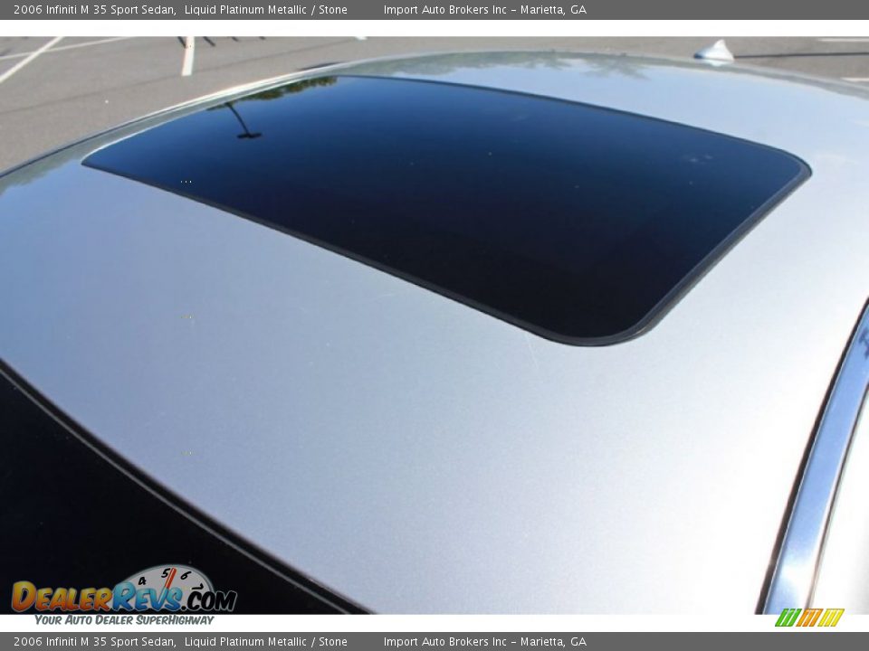 2006 Infiniti M 35 Sport Sedan Liquid Platinum Metallic / Stone Photo #35