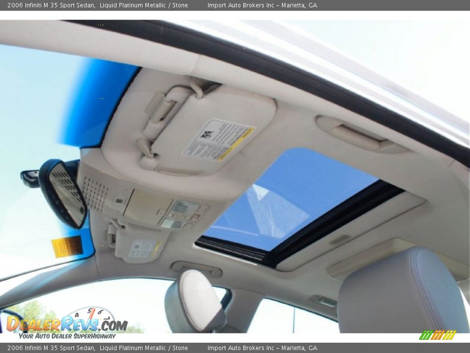 2006 Infiniti M 35 Sport Sedan Liquid Platinum Metallic / Stone Photo #36