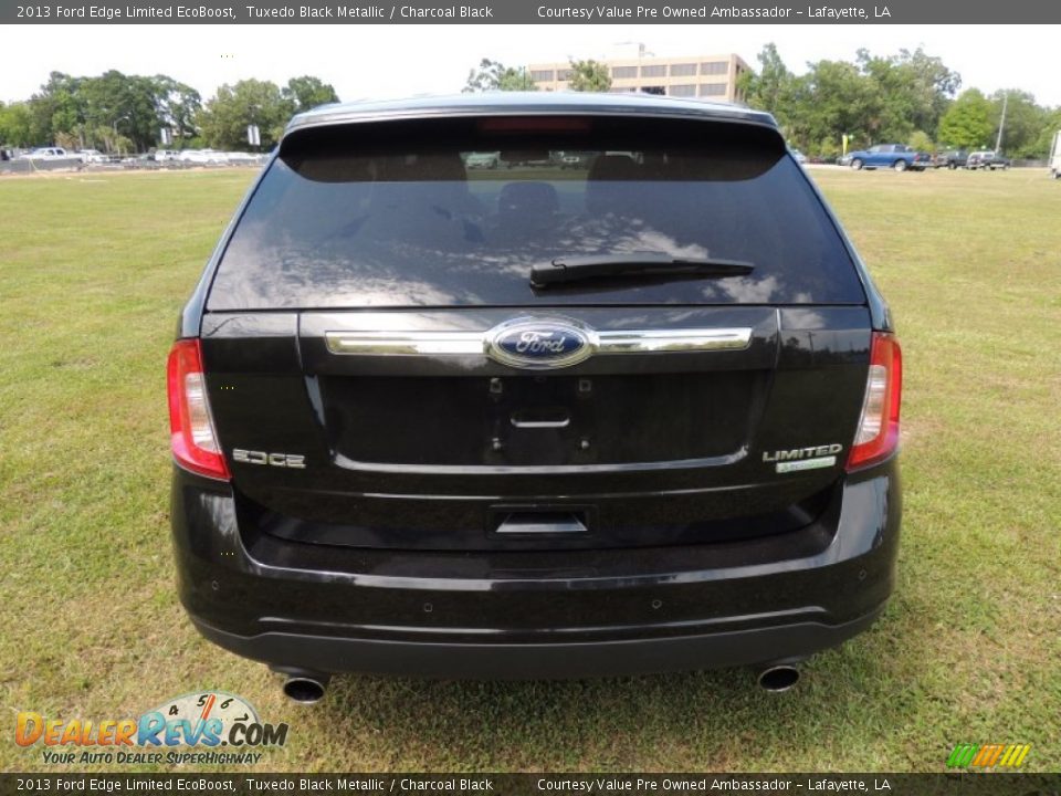 2013 Ford Edge Limited EcoBoost Tuxedo Black Metallic / Charcoal Black Photo #3