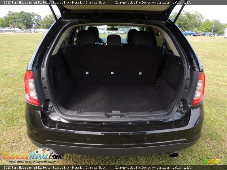 2013 Ford Edge Limited EcoBoost Tuxedo Black Metallic / Charcoal Black Photo #4
