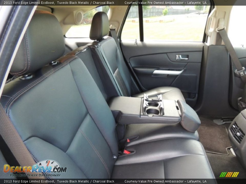 2013 Ford Edge Limited EcoBoost Tuxedo Black Metallic / Charcoal Black Photo #8