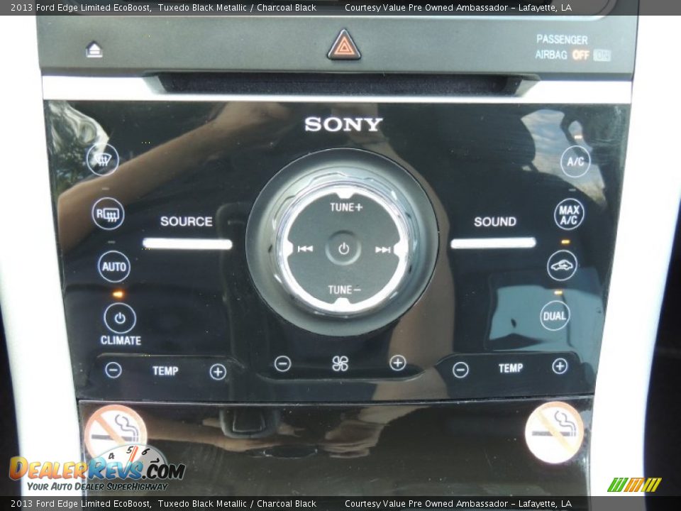 2013 Ford Edge Limited EcoBoost Tuxedo Black Metallic / Charcoal Black Photo #20