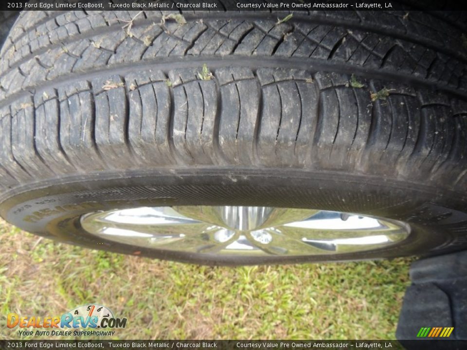 2013 Ford Edge Limited EcoBoost Tuxedo Black Metallic / Charcoal Black Photo #26