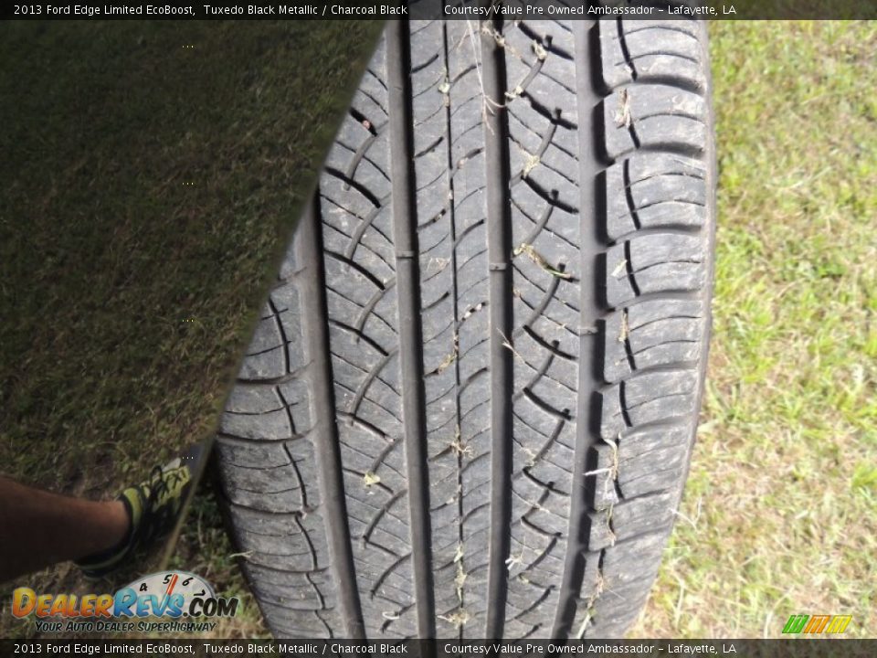 2013 Ford Edge Limited EcoBoost Tuxedo Black Metallic / Charcoal Black Photo #27