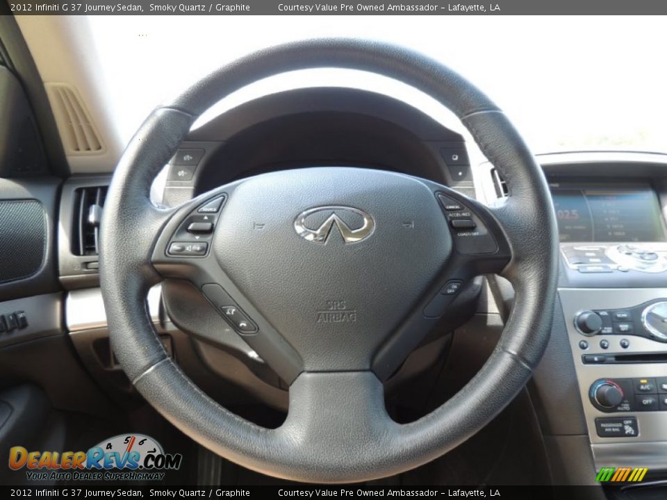 2012 Infiniti G 37 Journey Sedan Smoky Quartz / Graphite Photo #15