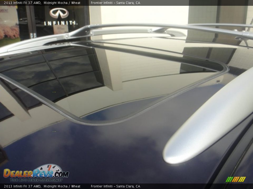 2013 Infiniti FX 37 AWD Midnight Mocha / Wheat Photo #18