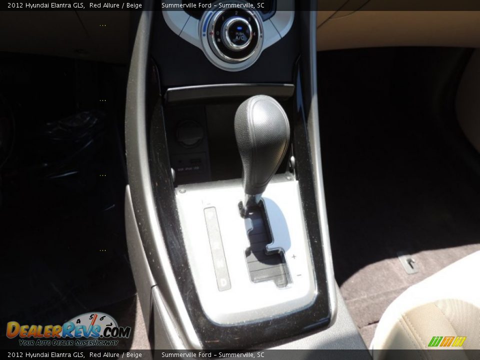 2012 Hyundai Elantra GLS Red Allure / Beige Photo #19