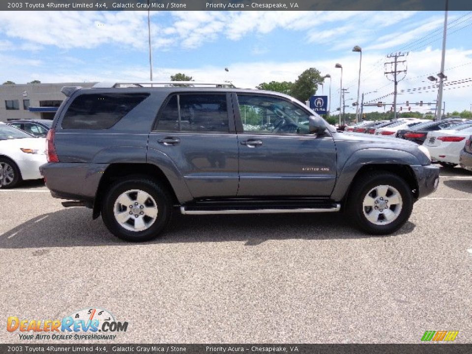2003 Toyota 4Runner Limited 4x4 Galactic Gray Mica / Stone Photo #7