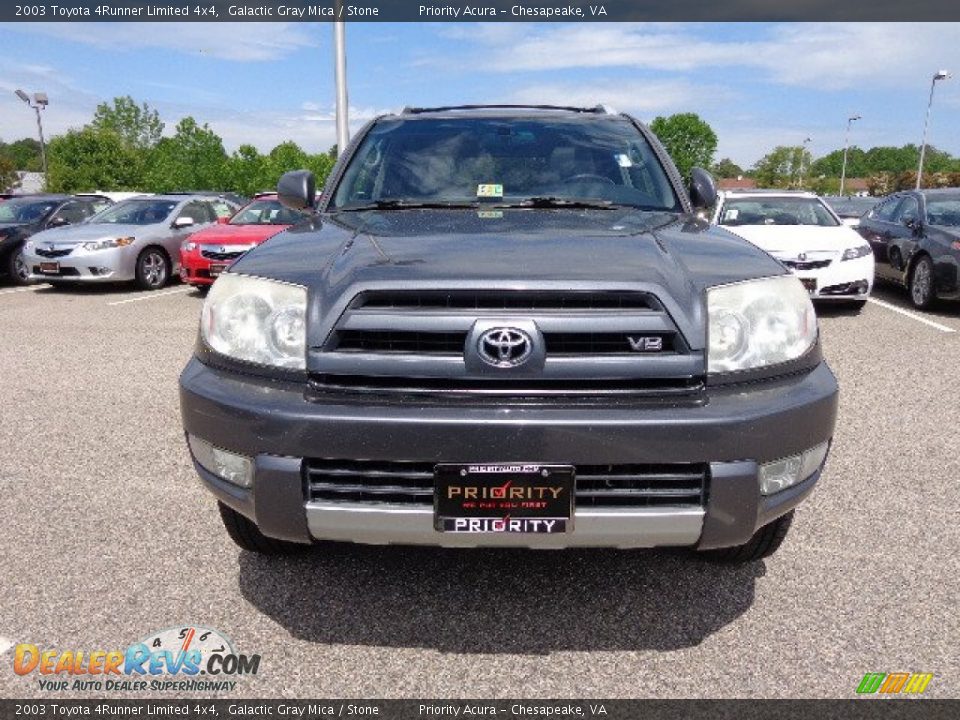 2003 Toyota 4Runner Limited 4x4 Galactic Gray Mica / Stone Photo #10