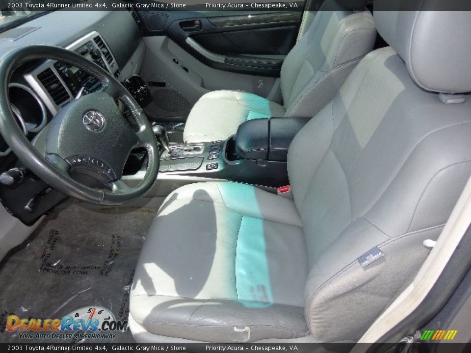 2003 Toyota 4Runner Limited 4x4 Galactic Gray Mica / Stone Photo #11