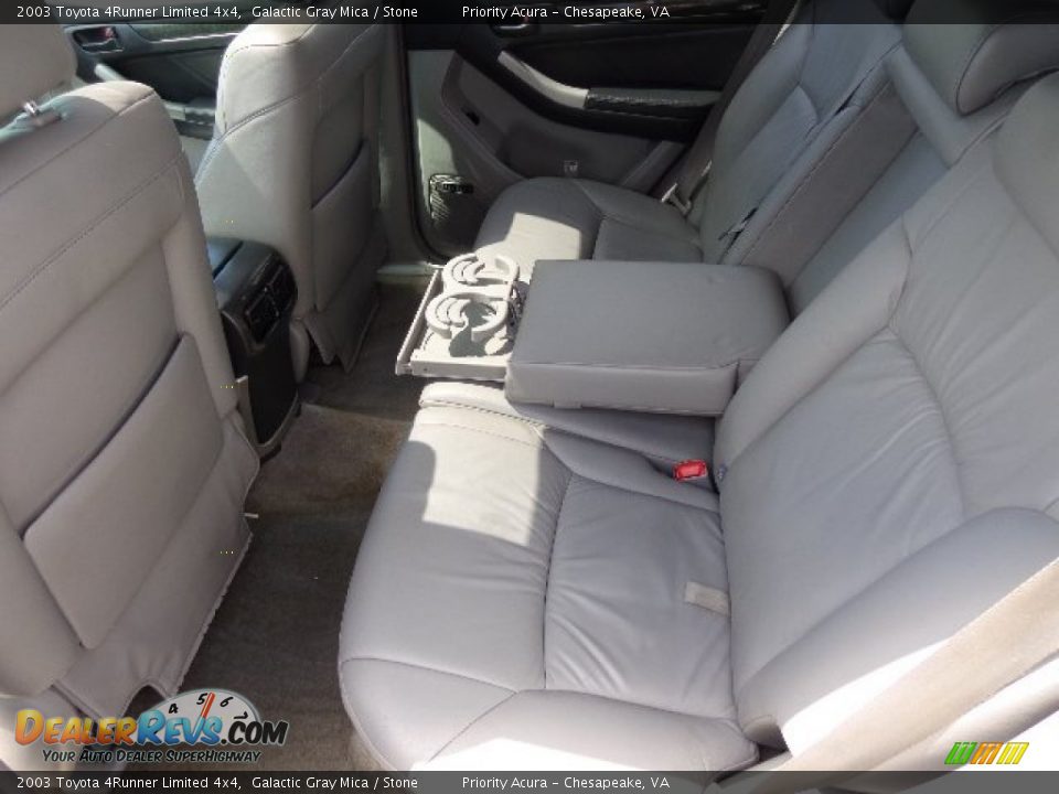 2003 Toyota 4Runner Limited 4x4 Galactic Gray Mica / Stone Photo #12