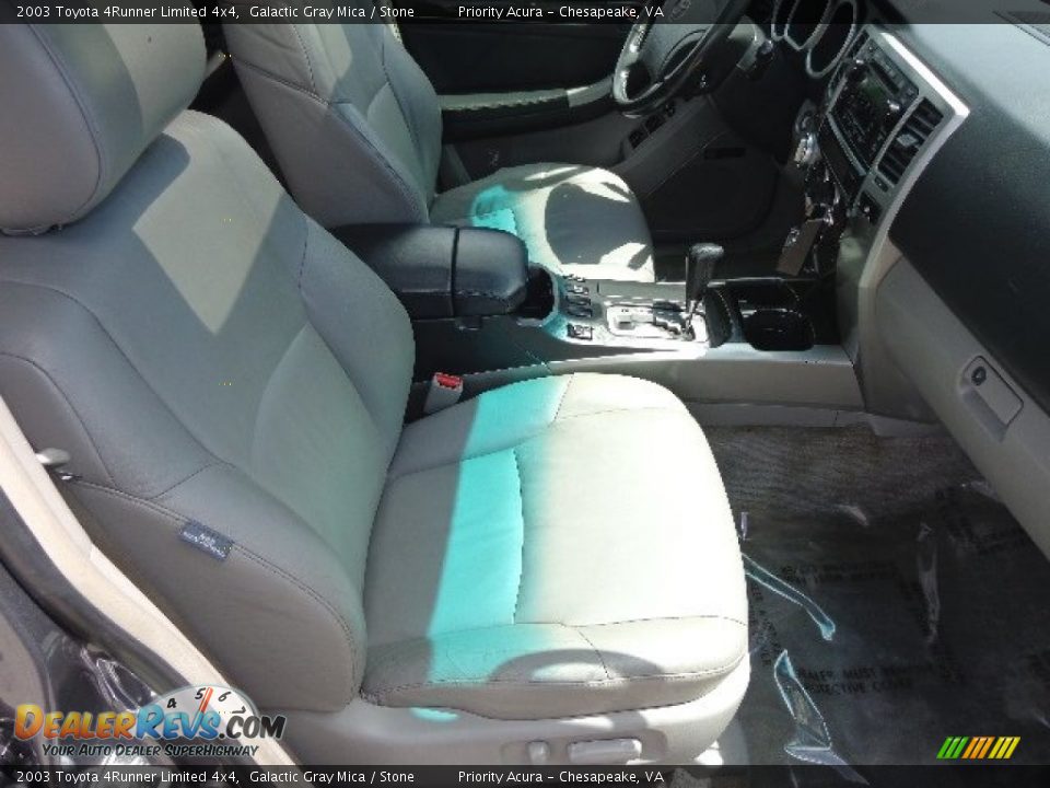 2003 Toyota 4Runner Limited 4x4 Galactic Gray Mica / Stone Photo #13