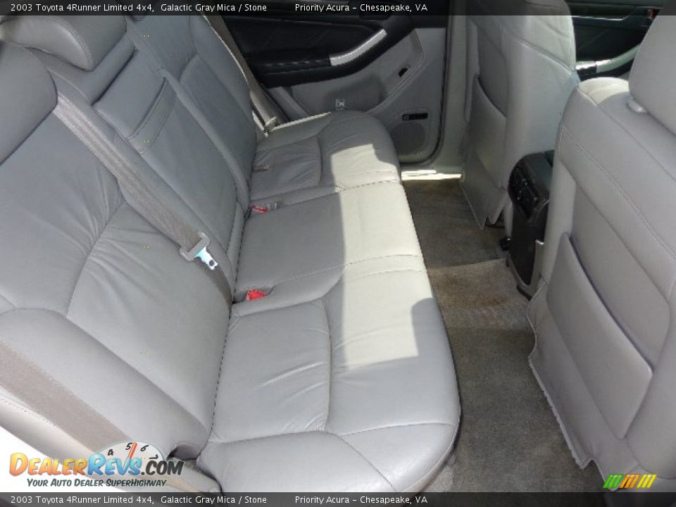 2003 Toyota 4Runner Limited 4x4 Galactic Gray Mica / Stone Photo #14