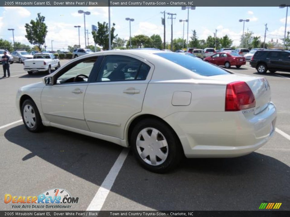 2005 Mitsubishi Galant ES Dover White Pearl / Black Photo #34