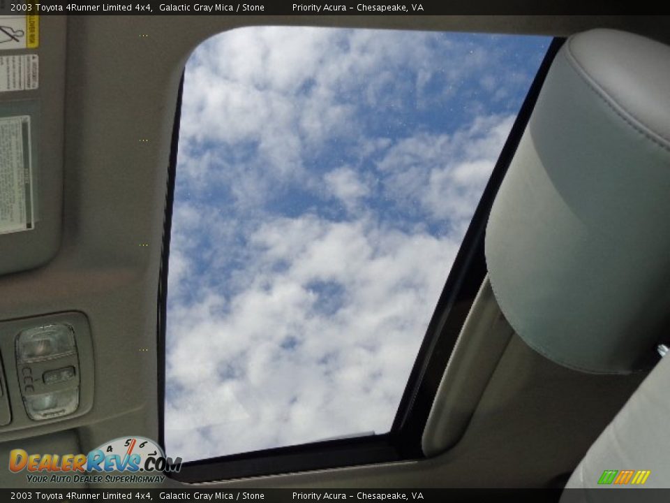 2003 Toyota 4Runner Limited 4x4 Galactic Gray Mica / Stone Photo #19