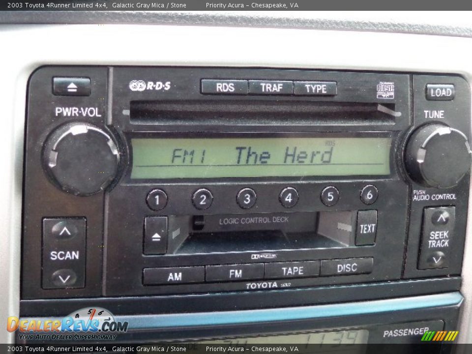 Audio System of 2003 Toyota 4Runner Limited 4x4 Photo #20