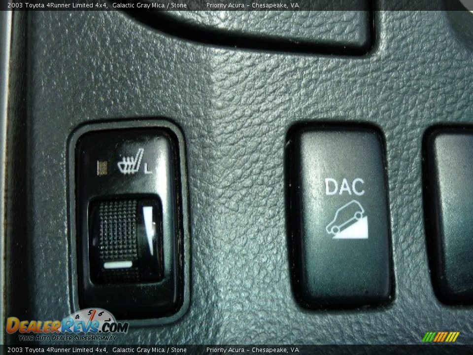 2003 Toyota 4Runner Limited 4x4 Galactic Gray Mica / Stone Photo #22