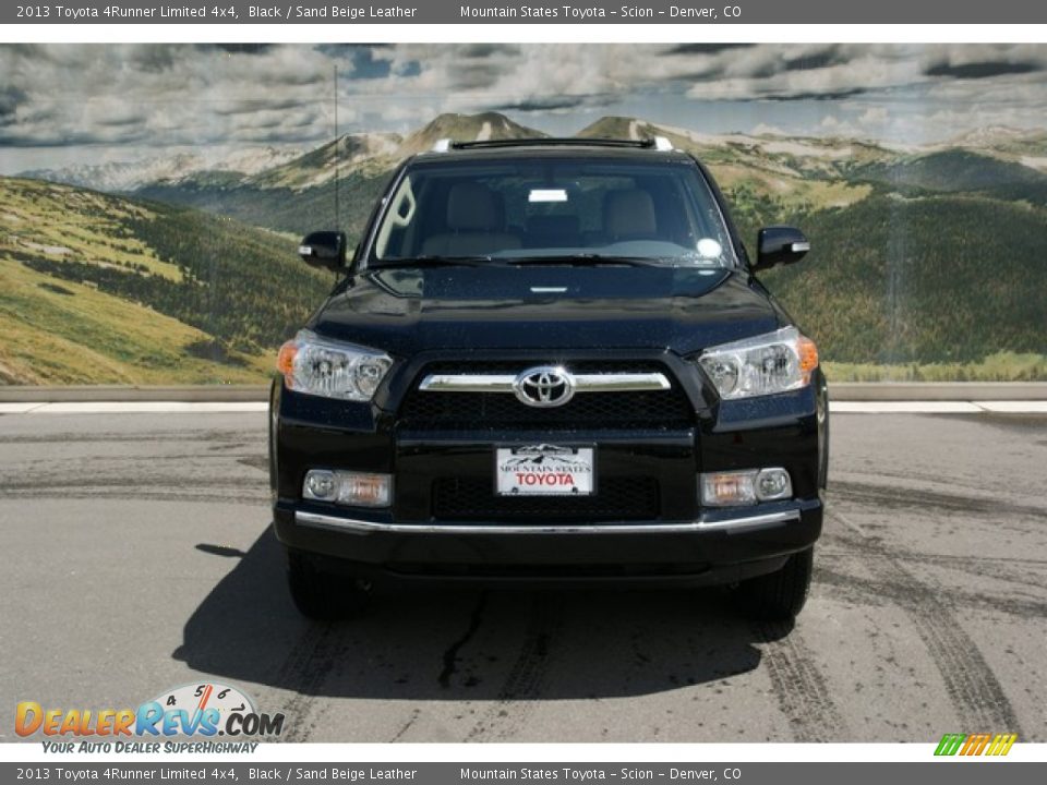 2013 Toyota 4Runner Limited 4x4 Black / Sand Beige Leather Photo #3