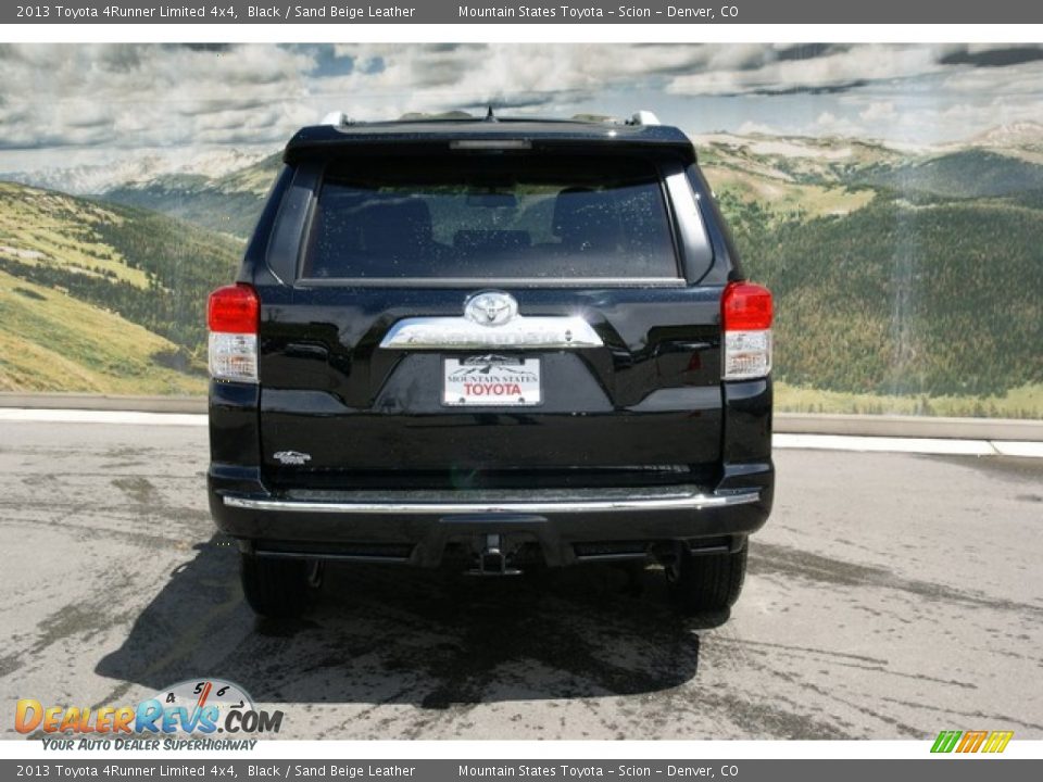 2013 Toyota 4Runner Limited 4x4 Black / Sand Beige Leather Photo #4