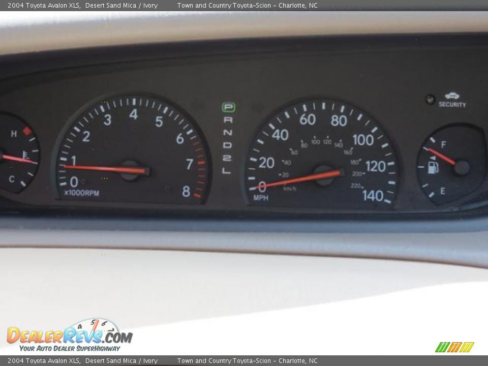 2004 Toyota Avalon XLS Desert Sand Mica / Ivory Photo #17
