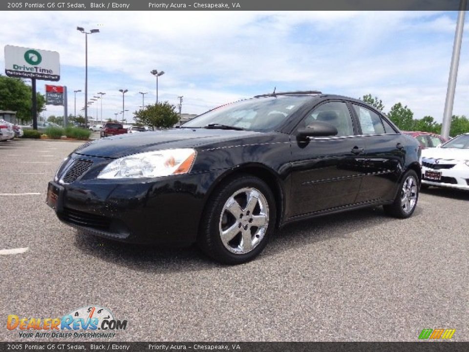 2005 Pontiac G6 GT Sedan Black / Ebony Photo #2