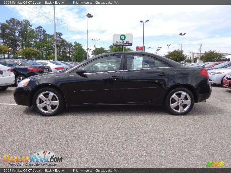 2005 Pontiac G6 GT Sedan Black / Ebony Photo #3