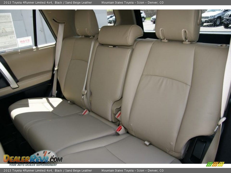 2013 Toyota 4Runner Limited 4x4 Black / Sand Beige Leather Photo #7