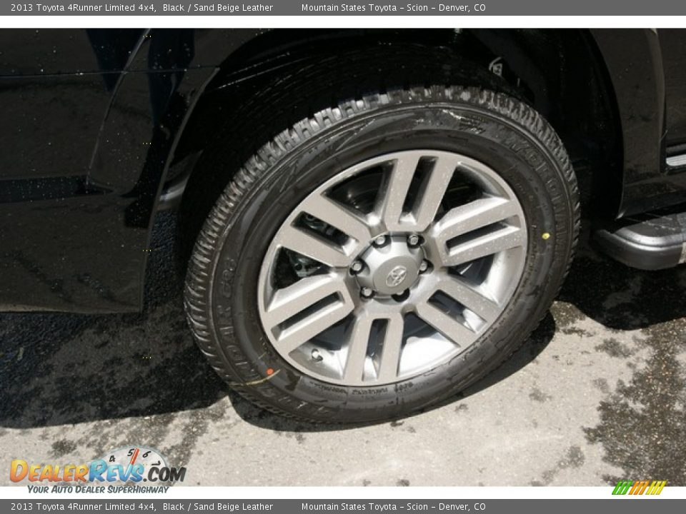 2013 Toyota 4Runner Limited 4x4 Black / Sand Beige Leather Photo #9