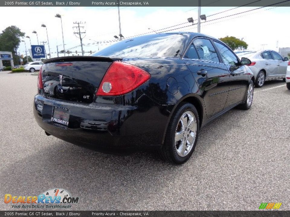2005 Pontiac G6 GT Sedan Black / Ebony Photo #6