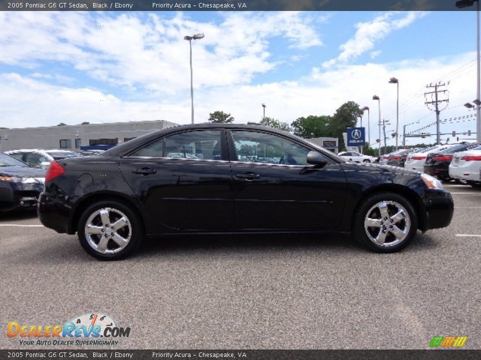 2005 Pontiac G6 GT Sedan Black / Ebony Photo #7