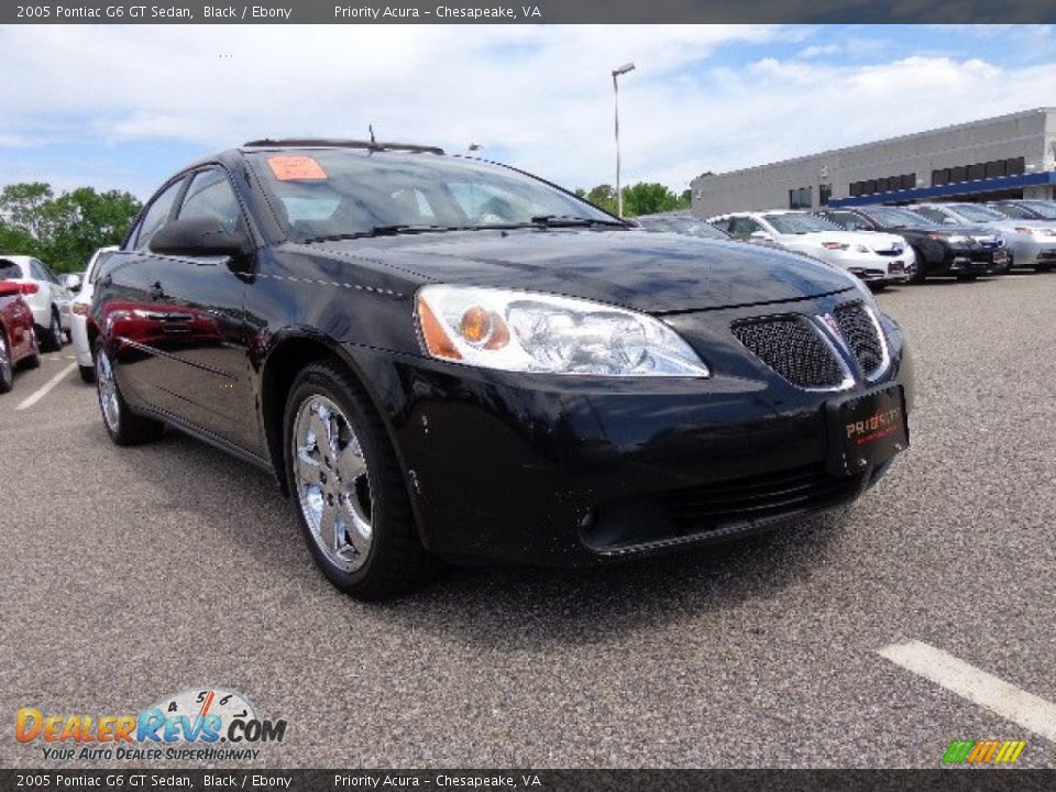 2005 Pontiac G6 GT Sedan Black / Ebony Photo #9